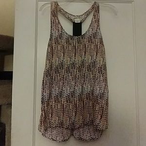 Check graphic camisole